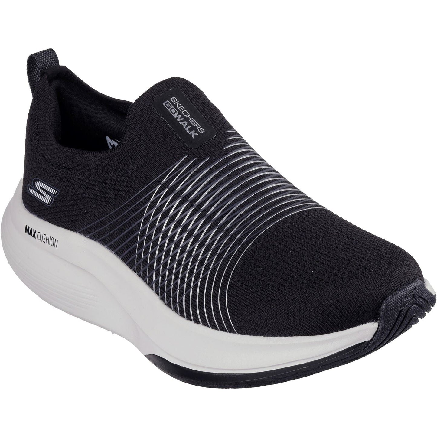 Skechers Women's GO WALK Max Walker Sally Shoes in Black/White