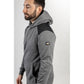 Caterpillar Men's Essentials Hooded Sweatshirt in Dark Heather Grey