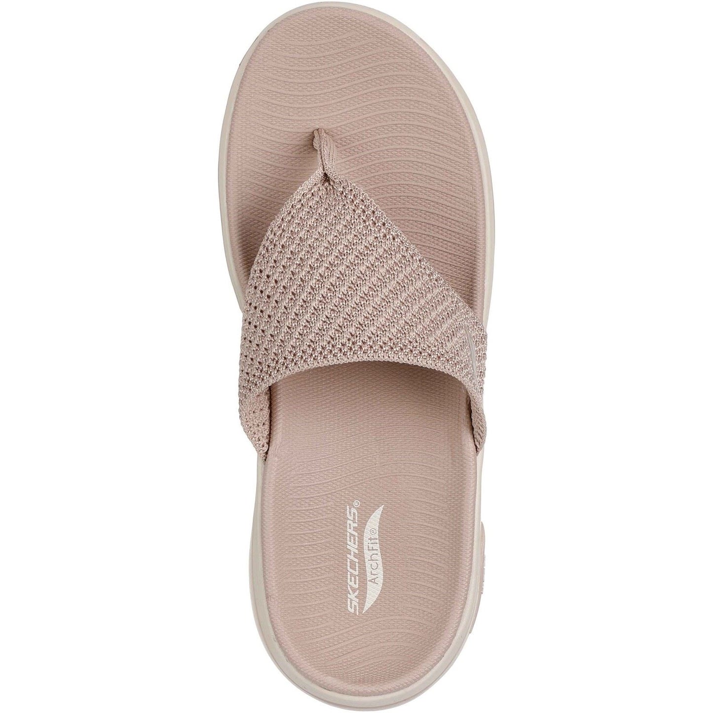 Skechers Go Walk Arch Fit 2.0 Textile Women's Taupe Standard Sandals