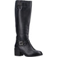 Hush Puppies Women's Heidi Boot in Black Leather