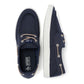 Penguin Sailor Canvas Men's Navy Lace-Up Shoes