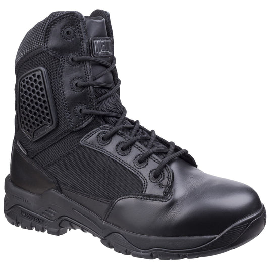Magnum Men's Strike Force 8.0 Side-Zip WP Uniform Boot in Black