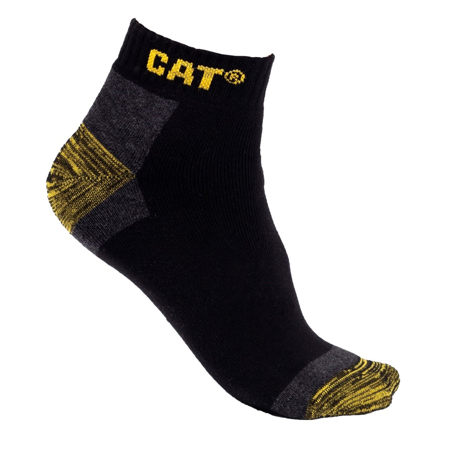 Caterpillar Premium Sneakers Cotton Unisex Adults's Black Work Socks