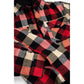 Hard Yakka Men's Quilted Flannel Shacket in Red