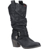 Rocket Dog Women's Sidestep Mid-Calf Western Boot in Black