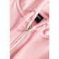 Juicy Couture Robertson Classic Jacket Polyester Women's Pink Hooded Sweatshirt