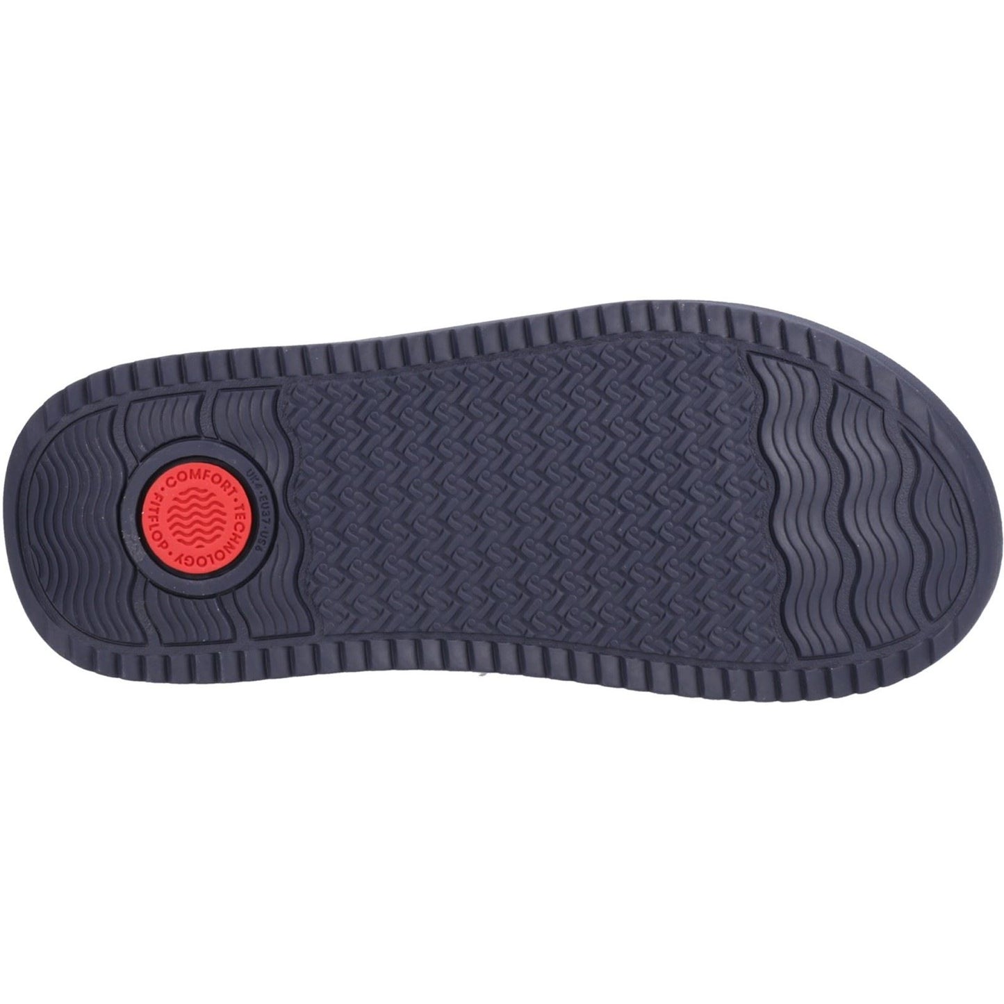 Fitflop Surff Two-tone Polyester Women's Midnight Navy Wide Sandals