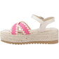 Hush Puppies Jemma Espadrille Polyurethane Women's Fuchsia Sandals