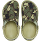 Crocs Classic Crafted Camo Textile Blend Men's Tac Green Clogs