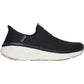 Skechers Women's D'Lux Walker 2.0 Shoes in Black/Pink