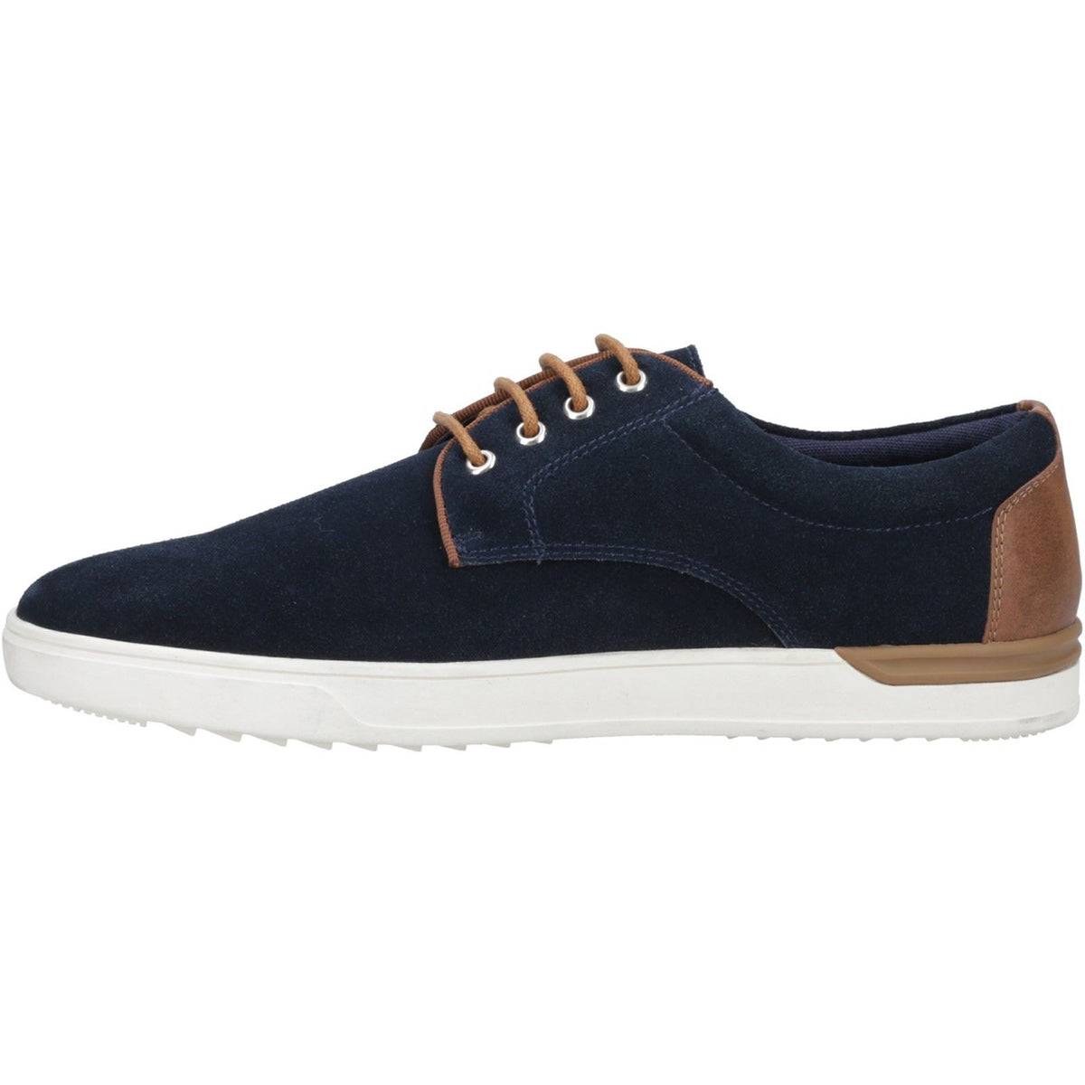 Hush Puppies Joey Suede Men's Navy Lace-Up Shoes