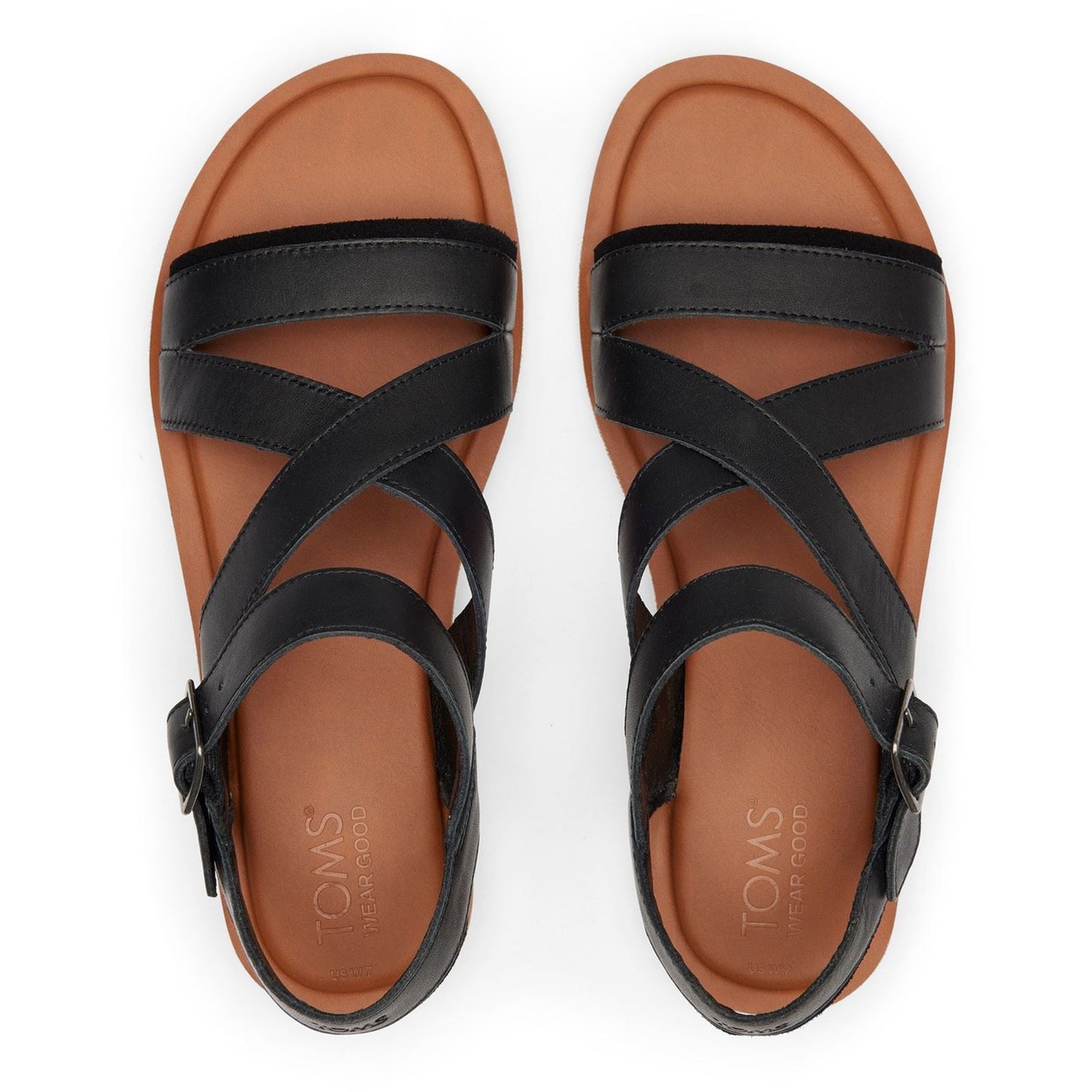 TOMS Women's Sloane Sandal in Black