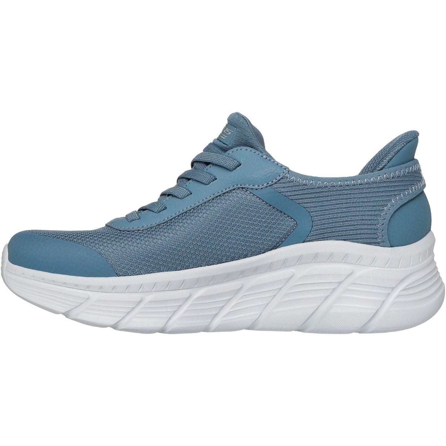 Skechers BOBS Flex Hi Linear Force Textile Women's Slate Trainers