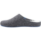 Hush Puppies The Good Slipper 90% Recycled RPET Polyester Men's Charcoal Slippers
