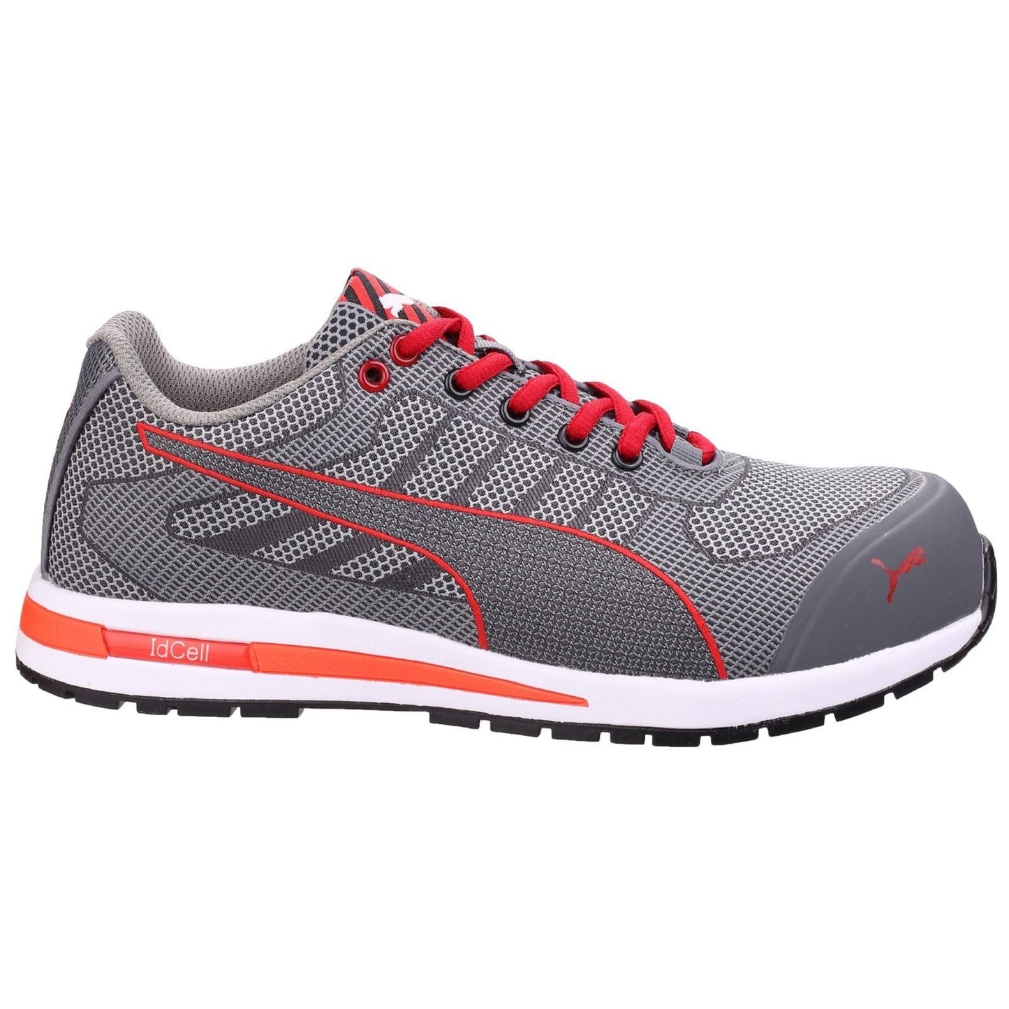 Puma Safety Men's Xelerate Knit Low Safety Trainer in Grey