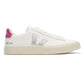 Veja Campo Leather Women's White/Silver/UltraViolet Trainers