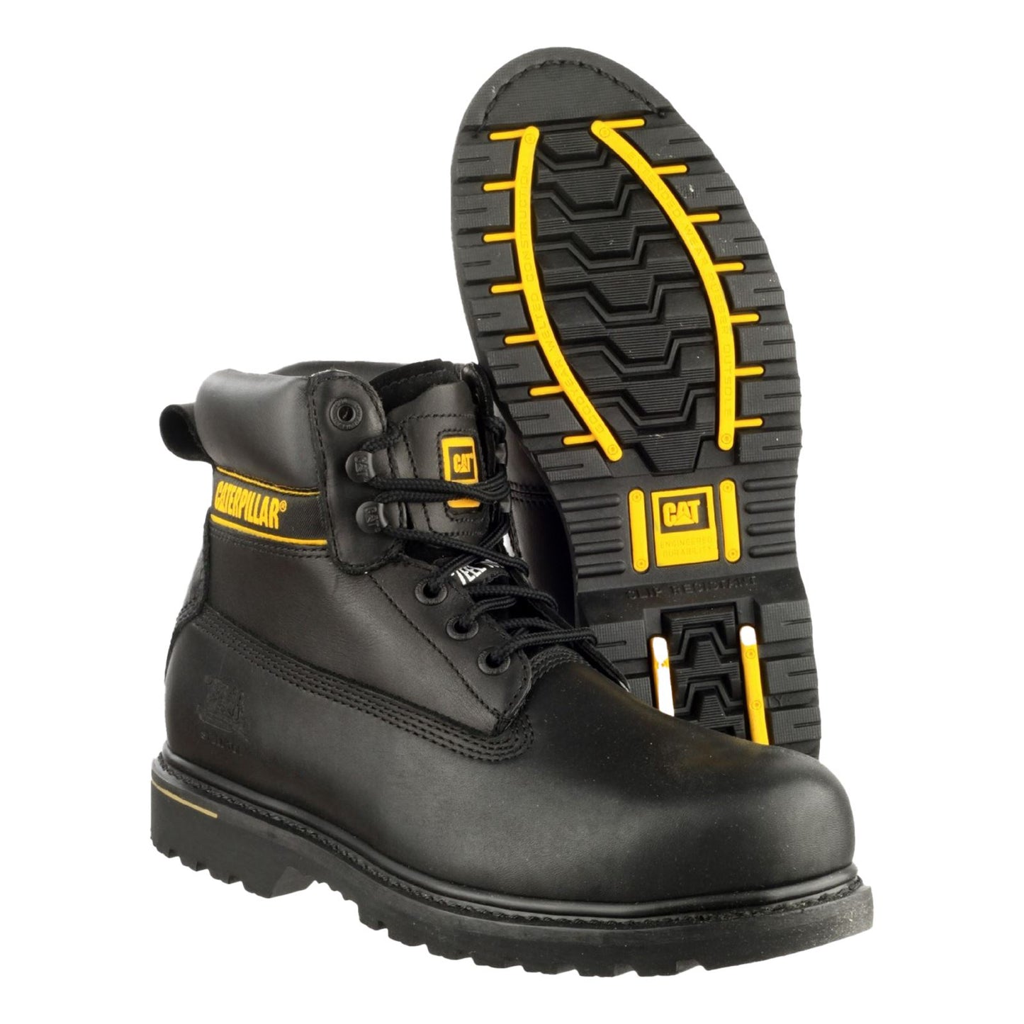 Caterpillar Men's Holton Safety Boot in Black