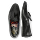Antique Rogue Henry Patent PU Leather Men's Black Loafers