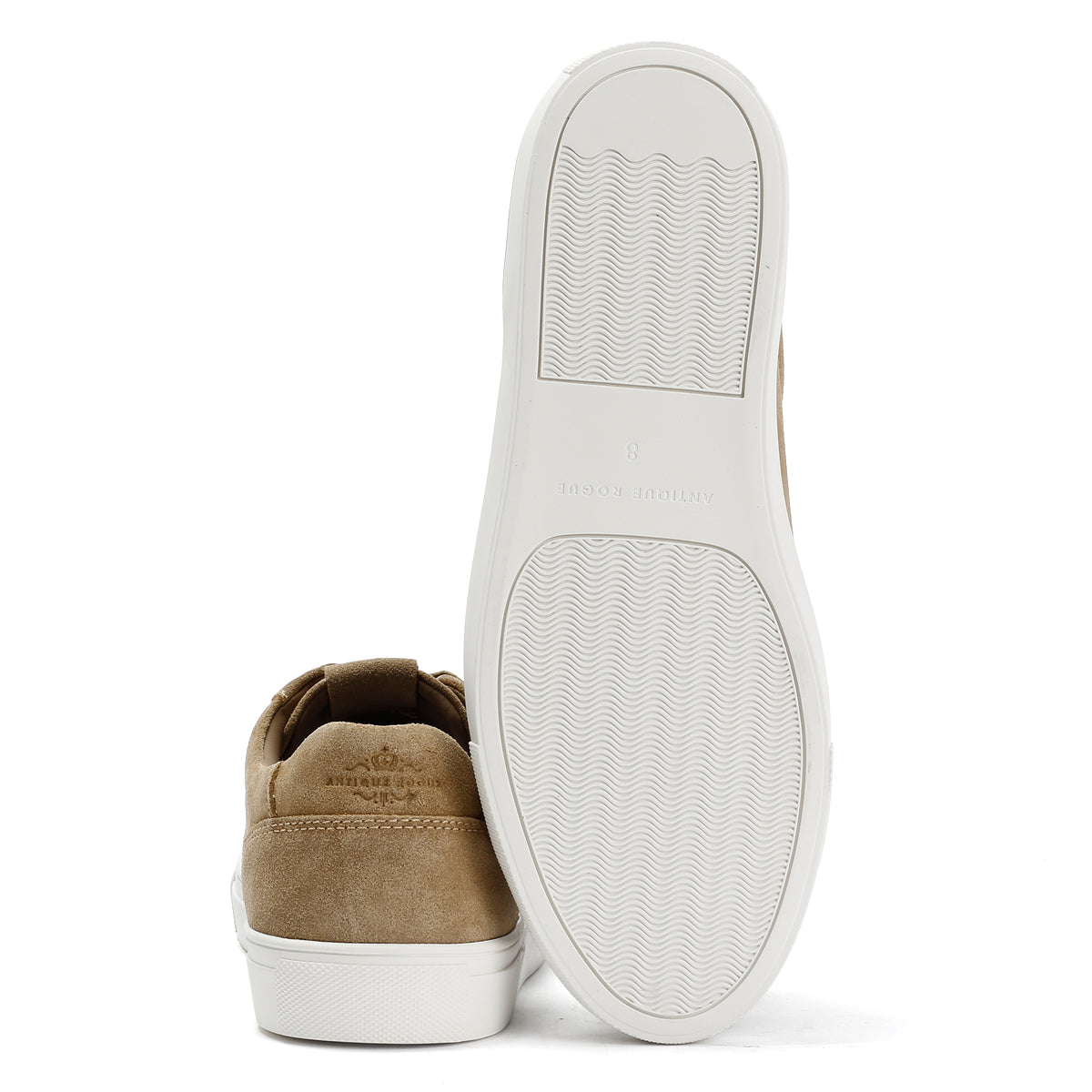 Antique Rogue Gibbs Suede Men's Stone Trainers