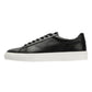 Antique Rogue Gibbs Leather Men's Black Trainers