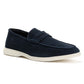 Antique Rogue Anton Suede Men's Navy Loafers