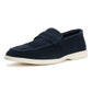 Antique Rogue Anton Suede Men's Navy Loafers