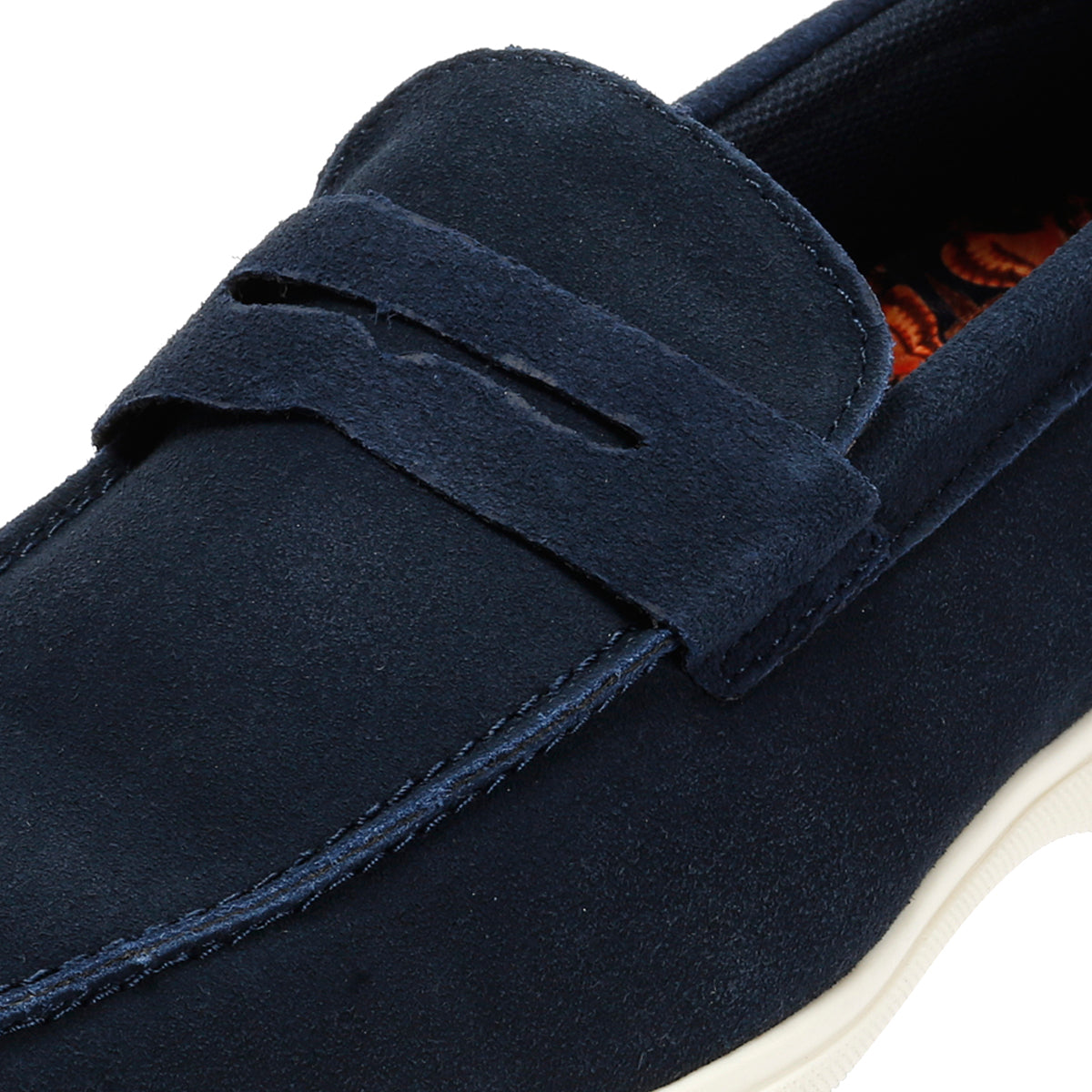 Antique Rogue Anton Suede Men's Navy Loafers