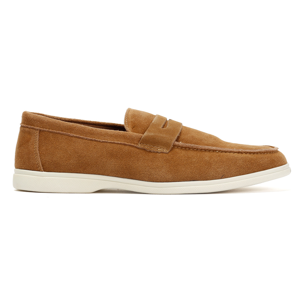 Antique Rogue Anton Suede Men's Stone Loafers