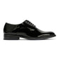 Antique Rogue Thorne Patent PU Leather Men's Black Lace-Up Shoes