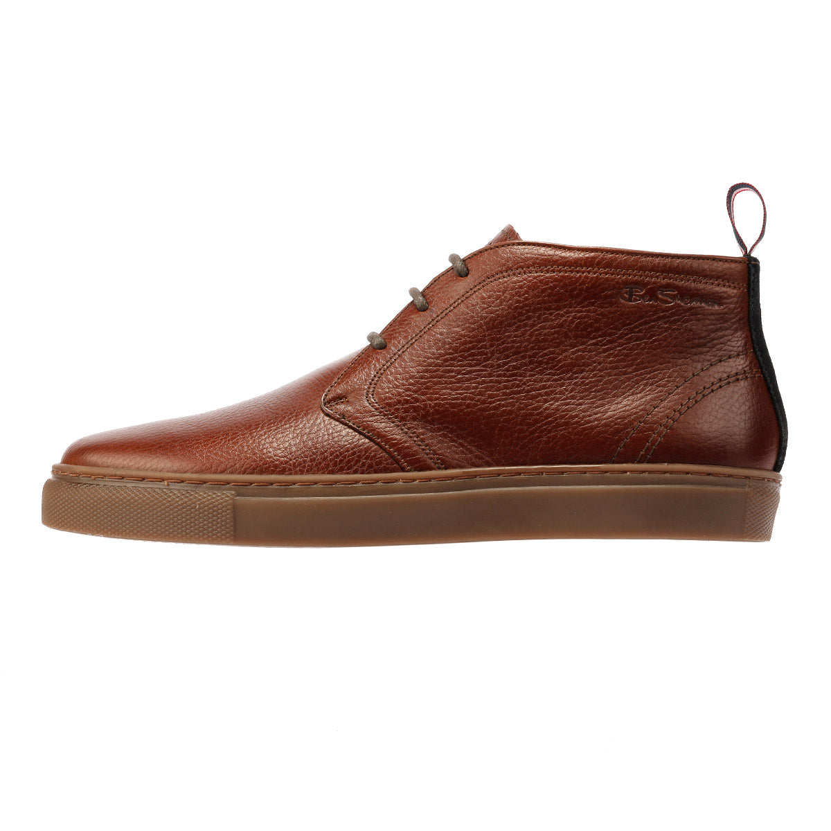 Ben Sherman - BS23510 MENS PARKA BOOT MILLED LEATHER BROWN