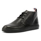 Ben Sherman - BS23509 MENS PARKA BOOT MILLED LEATHER BLACK