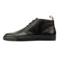 Ben Sherman - BS23509 MENS PARKA BOOT MILLED LEATHER BLACK