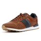 Ben Sherman - BS19003 MENS OWEN RETRO RUN TRAINER TAN/NAVY