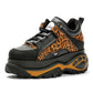 Buffalo 1339-14 Vegan Women's Leopard/Black Trainers