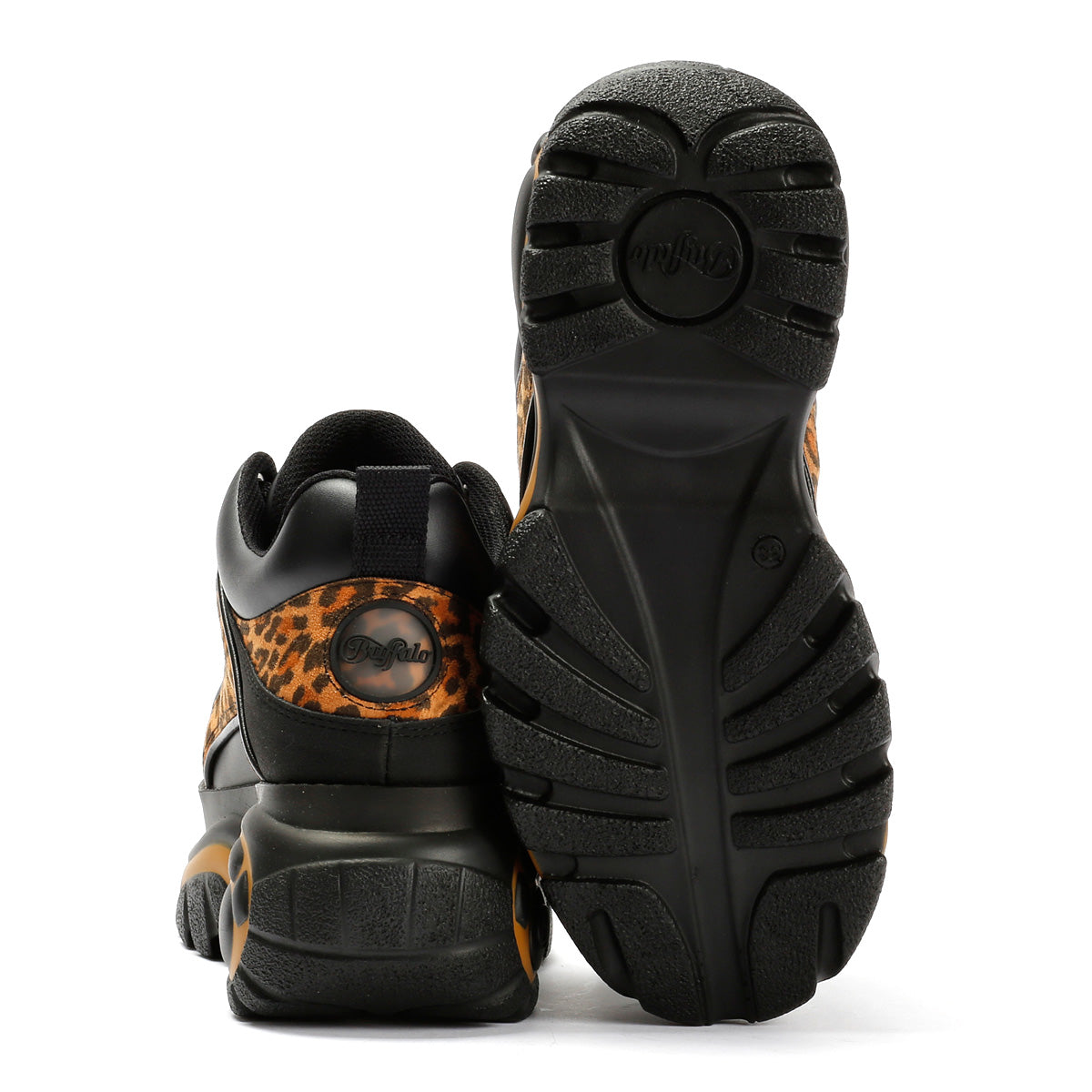 Buffalo 1339-14 Vegan Women's Leopard/Black Trainers