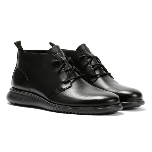 Cole Haan 2.Zerogrand Leather Men's Black Chukka Boots