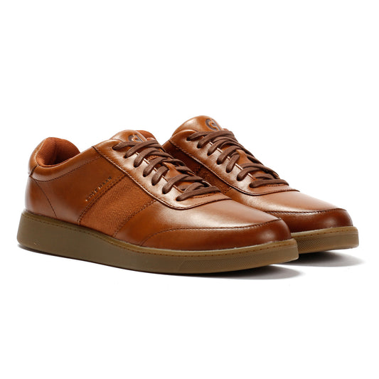 Cole Haan Grand Crosscourt Gates Leather Men's Tan Trainers