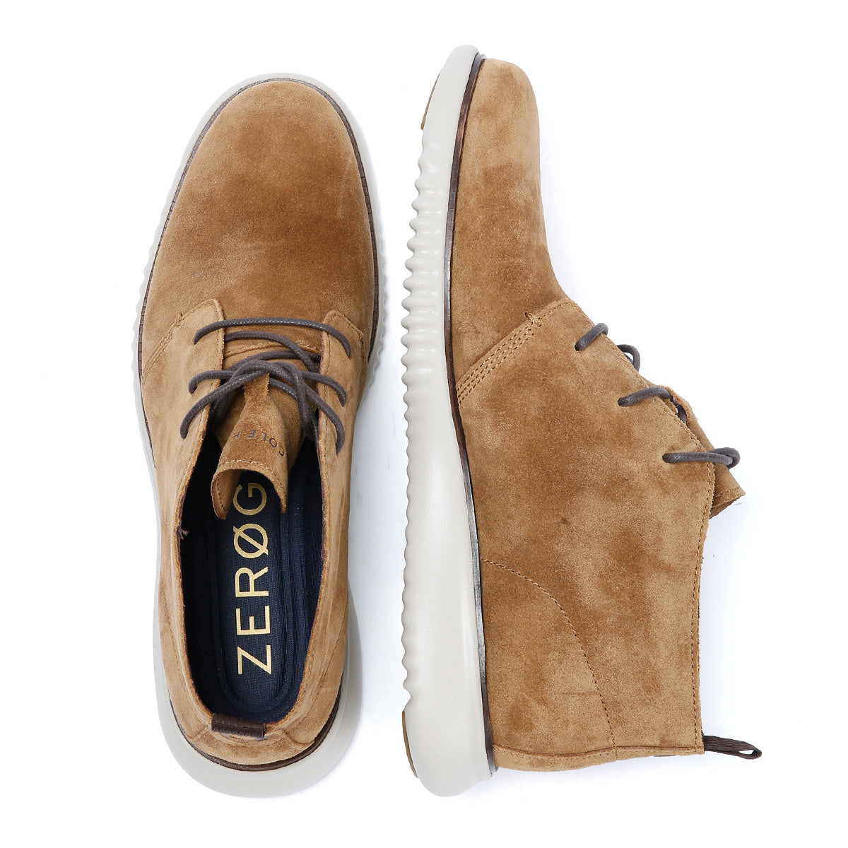Cole Haan 2.Zerogrand Suede Men's Spiced Brown Chukka Boots