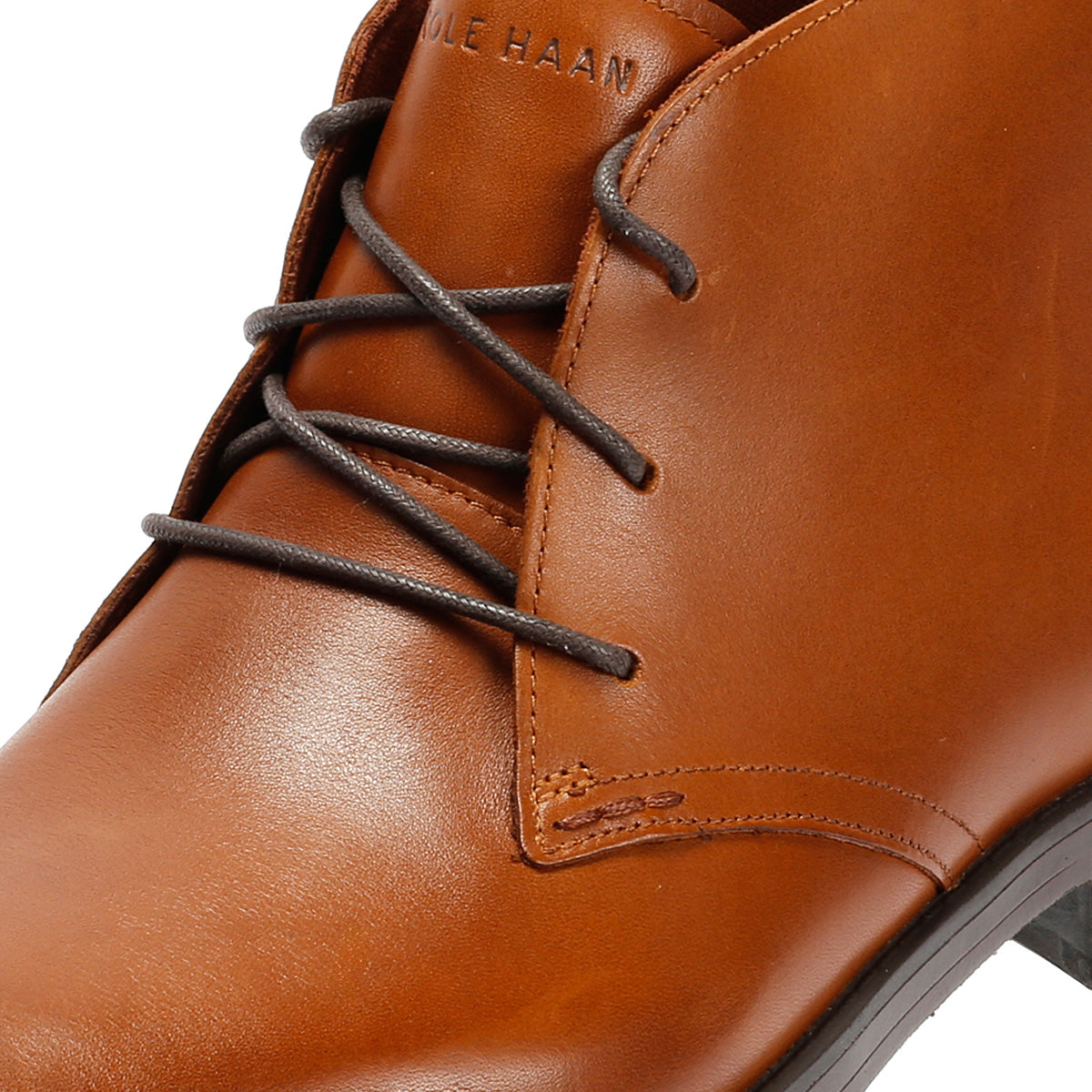 Cole Haan Newmark Grand Flexcraft Leather Men's Tan Chukka Boots