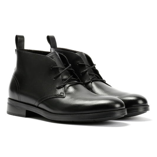 Cole Haan Newmark Grand Flexcraft Leather Men's Black Chukka Boots