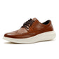 Cole Haan Grand Aerion Wingtip Oxfords Leather Men's British Tan Lace-Up Shoes