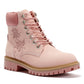 Ed Hardy Wild Roses Nubuck Women's Pink Boots
