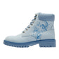 Ed Hardy Dancing Dragon Nubuck Women's Blue Boots