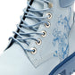 Ed Hardy Dancing Dragon Nubuck Women's Blue Boots