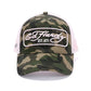 Ed Hardy 1971 Camo 5 Panel Trucker Green Caps