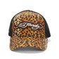Ed Hardy 5 Panel Trucker Leopard Print Caps
