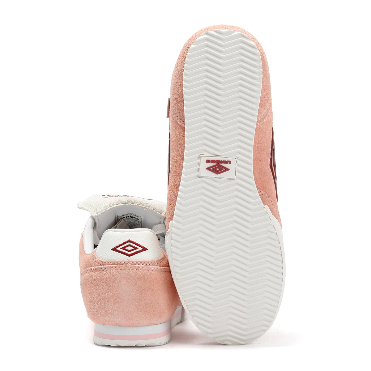 Umbro 5V5 Suede Women's Impatients Pink/Red Dahlia Trainers