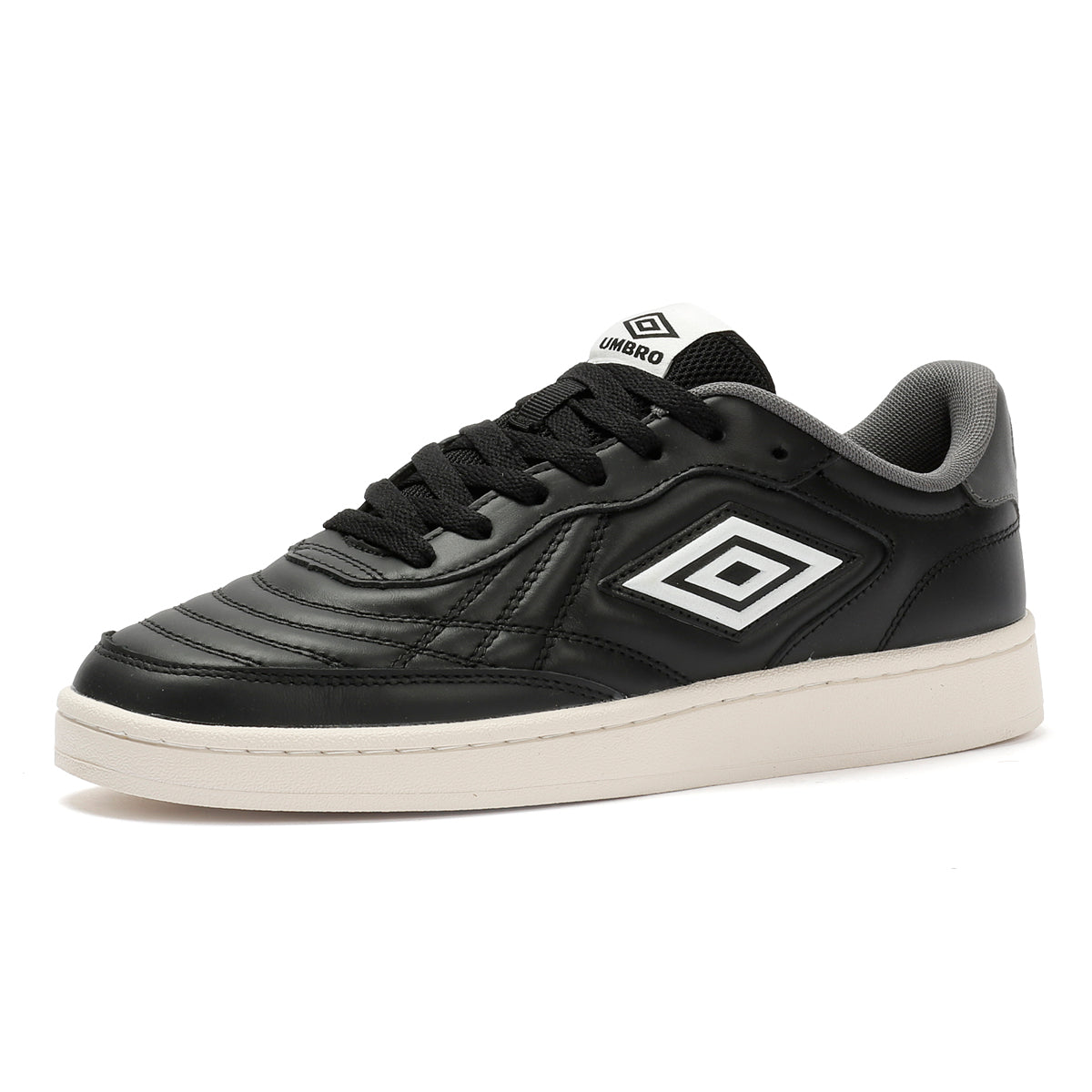 Umbro Clayton Leather Men's Black/Castlerock/White Trainers
