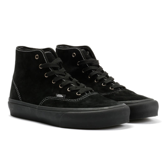 Vans Authentic Hi 2.0 Men's Pig Suede Black Trainers