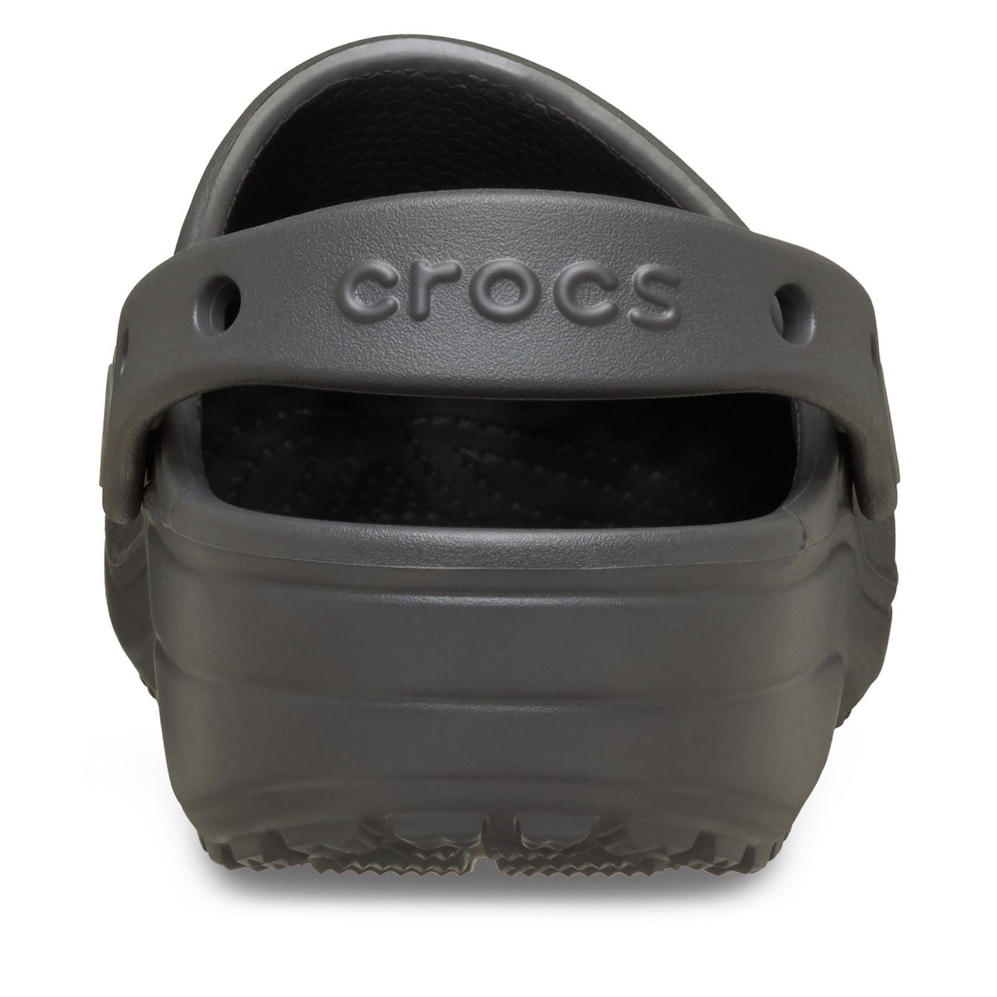 Crocs Classic Floral Cut Out Thermoplastic Black Sand Clogs